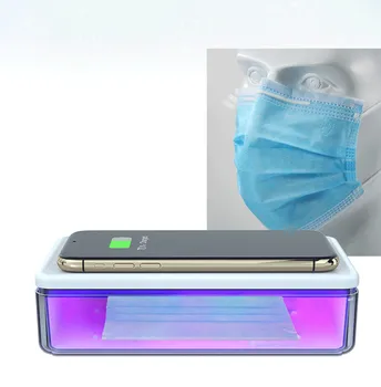 LED UV Sterilizer Box Mobile Phone Wireless Charger UV-C UV Disinfection Box Sterilizer Home Multifunctional Clean Device #LR4
LED UV Sterilizer Box Mobile Phone Wireless Charger UV-C UV Disinfection Box Sterilizer Home Multifunctional Clean Device #LR4