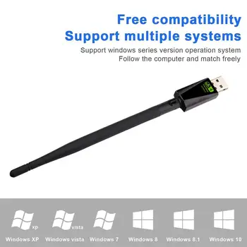 1pcs Wireless Network Card Safe Durable Wifi Ac300Mbps USB Adapter For Any 2.4Ghz Wireless G / N Router
1pcs Wireless Network Card Safe Durable Wifi Ac300Mbps USB Adapter For Any 2.4Ghz Wireless G / N Router