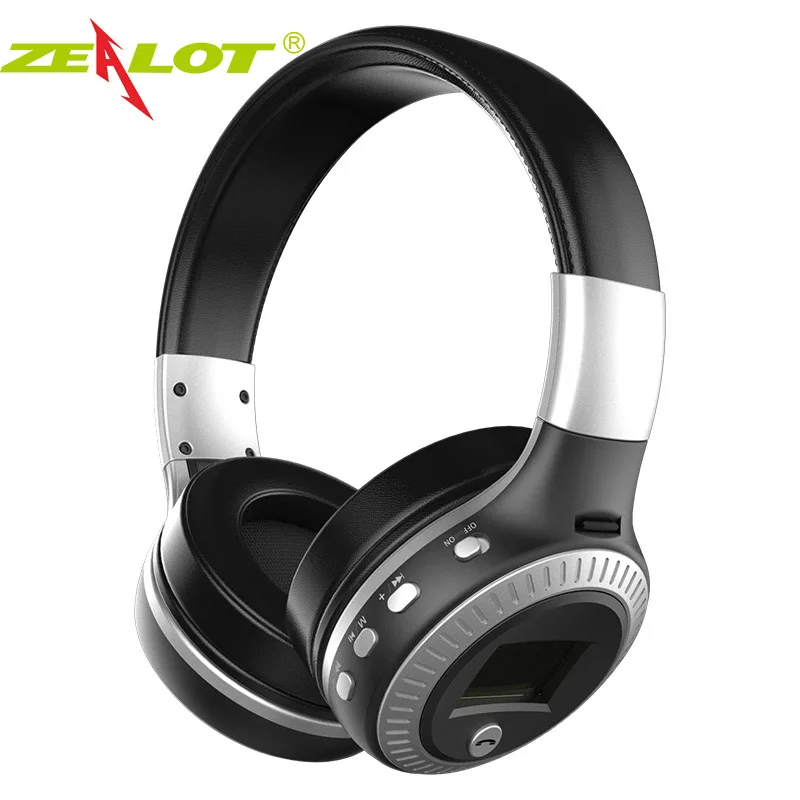ZEALOT B19 Bluetooth Earphone Headphones with Microphone Support TF Card,FM Radio Stereo Wireless Headset for Computer Phones
ZEALOT B19 Bluetooth Earphone Headphones with Microphone Support TF Card,FM Radio Stereo Wireless Headset for Computer Phones