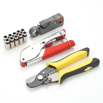 13pcs/set Cable Tester Pliers Safety and Reliability Long Service Life Portable RJ45 RJ11 RJ12 LAN Network Repair Tool
13pcs/set Cable Tester Pliers Safety and Reliability Long Service Life Portable RJ45 RJ11 RJ12 LAN Network Repair Tool