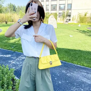 Women's bags 2020 new spring and summer retro underarm bag fold bag all-match shoulder bag handbag channels handbags 
Women's bags 2020 new spring and summer retro underarm bag fold bag all-match shoulder bag handbag channels handbags
