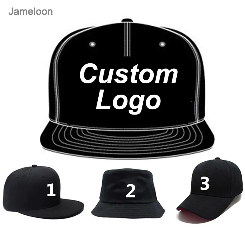 

Custom Baseball Hat Customize Design 3D Embroidery Logo Text Name Fitted Hip Hop Tennis Golf Snap Back Trucker Snapback Cap