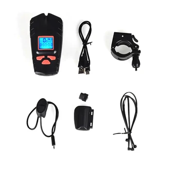 Wireless Code Meter Bicycle Light, Rechargeable Headlight with Horn, Speeeter Oeter, for All Mountain Road Bikes
Wireless Code Meter Bicycle Light, Rechargeable Headlight with Horn, Speeeter Oeter, for All Mountain Road Bikes