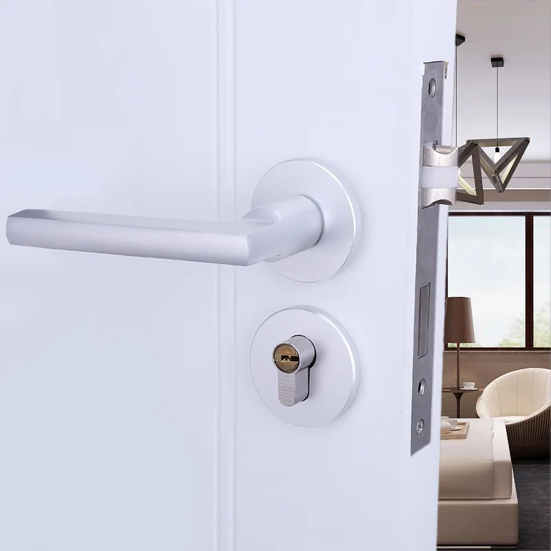 Manufacturers Direct Selling Bedroom Simple Mute Split Type Handle Lock Alumimum Doorknob Protector Hardware Locks 505-84
Manufacturers Direct Selling Bedroom Simple Mute Split Type Handle Lock Alumimum Doorknob Protector Hardware Locks 505-84
