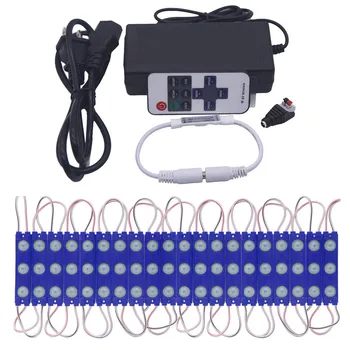 LED Module 3 LEDs DC12V Waterproof Advertisement Sign Letters Store Window Strip Tape Lamp Modules Light Kit 5 Colors Strip Lamp
LED Module 3 LEDs DC12V Waterproof Advertisement Sign Letters Store Window Strip Tape Lamp Modules Light Kit 5 Colors Strip Lamp