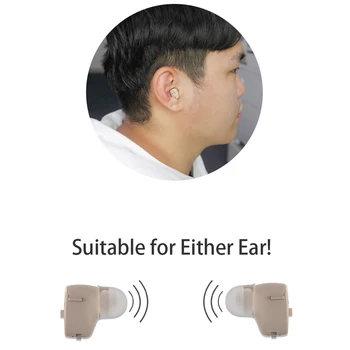 Mini Hearing Aids Volume Adjustable Hearing Aid Wireless Sound Amplifier For the Hearing Loss Elderly Enhancement Hear Clear 
Mini Hearing Aids Volume Adjustable Hearing Aid Wireless Sound Amplifier For the Hearing Loss Elderly Enhancement Hear Clear