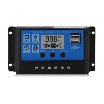 Professional Dual USB 12V/24V 10A Solar Panel Controller Battery Charge Regulator LCD Display Regulator Solar Controller
Professional Dual USB 12V/24V 10A Solar Panel Controller Battery Charge Regulator LCD Display Regulator Solar Controller