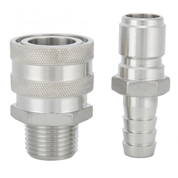 Brewing Adapter 1/2in Female Thread Stainless Steel Quick Connector Adapter for Brewing Beer Quick Connector
Brewing Adapter 1/2in Female Thread Stainless Steel Quick Connector Adapter for Brewing Beer Quick Connector