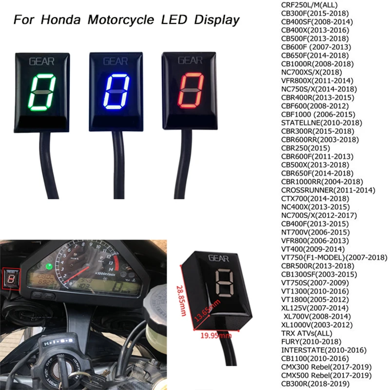 Для Honda CBR300R CBR400R cbr500r CBR600RR CBR1000RR мотоциклетный 6-Скоростной уровень Комплект для крепления блока управления индикатором шестерни светодиодн...
Для Honda CBR300R CBR400R cbr500r CBR600RR CBR1000RR мотоциклетный 6-Скоростной уровень Комплект для крепления блока управления индикатором шестерни светодиодн...