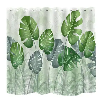 1pc Waterproof Shower Curtain Leaf Pattern Bath Drapery Green Plant Tree Landscape Bath Curtain For Bathroom Waterproof Scenery
1pc Waterproof Shower Curtain Leaf Pattern Bath Drapery Green Plant Tree Landscape Bath Curtain For Bathroom Waterproof Scenery