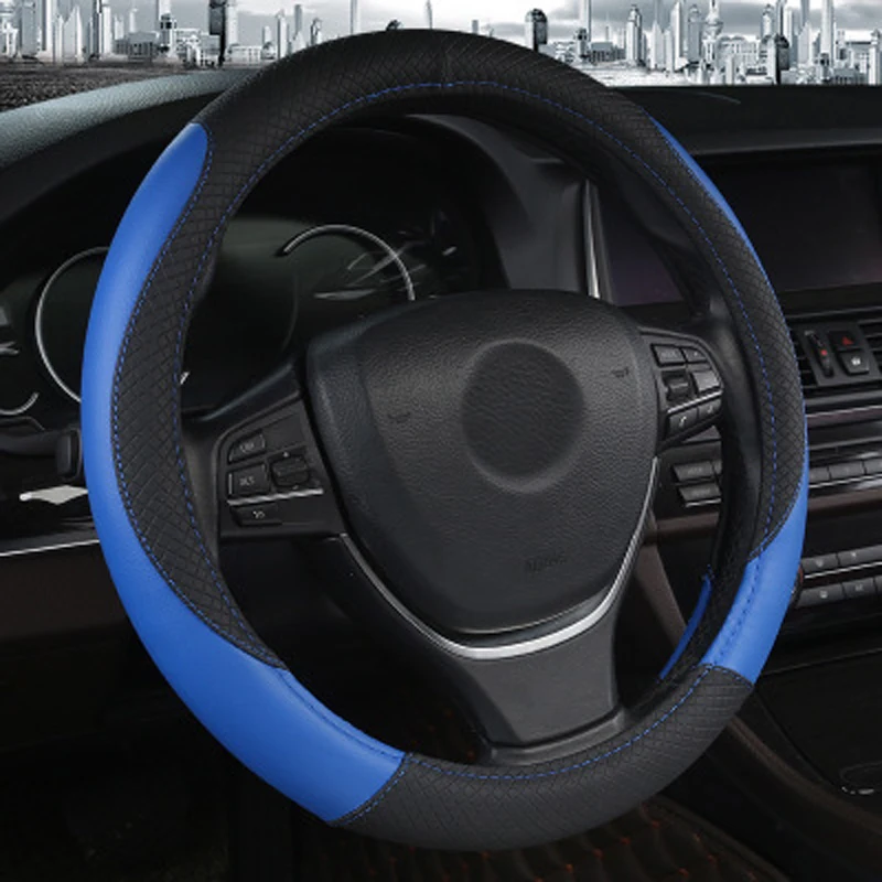 Non-skid Four Seasons General Purpose Leather Steering Wheel Cover Protective Cover Automotive Handle Protective Cover
Non-skid Four Seasons General Purpose Leather Steering Wheel Cover Protective Cover Automotive Handle Protective Cover
