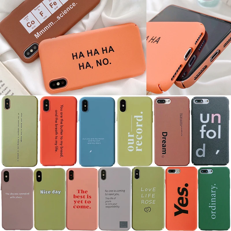 English Words PC Hard Case For iPhone 7 8 Plus Shockproof Matte Case For iPhone X XS Max XR 6s 7 8 Plus Phone Full Cover Funda
English Words PC Hard Case For iPhone 7 8 Plus Shockproof Matte Case For iPhone X XS Max XR 6s 7 8 Plus Phone Full Cover Funda