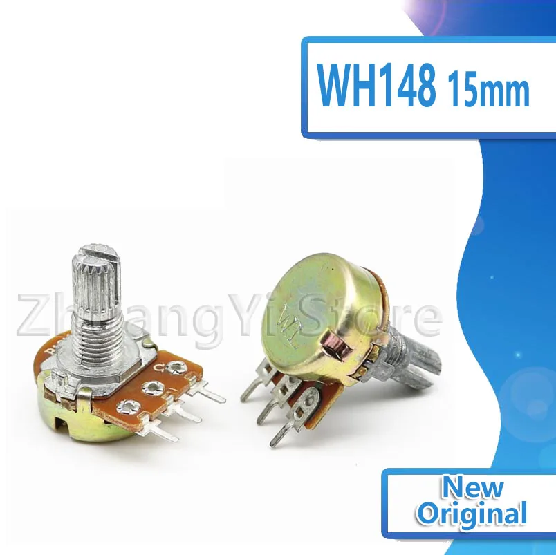 Потенциометр WH148 3Pin 15 мм, 5 шт., B1K B2K B5K B10K B20K B50K B100K B250K B500K B1M 1K 2K 5K 10K 20K 50K 100K 250K 500K 1M
Потенциометр WH148 3Pin 15 мм, 5 шт., B1K B2K B5K B10K B20K B50K B100K B250K B500K B1M 1K 2K 5K 10K 20K 50K 100K 250K 500K 1M