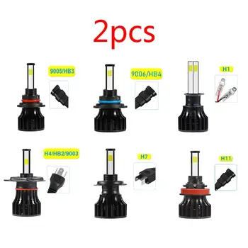 4 Sides LED Headlight Bulbs High or Low Beam Bulbs Fog Light Driving Lamp Conversion Kit 6500K White 9005/9006/H1/H7/H11
4 Sides LED Headlight Bulbs High or Low Beam Bulbs Fog Light Driving Lamp Conversion Kit 6500K White 9005/9006/H1/H7/H11