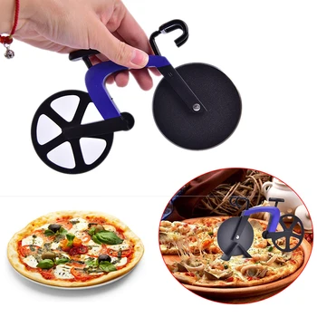 1pc Stainless Steel Bicycle Pizza Cutter Plastic Bike Roller Pizza Chopper Slicer Kitchen Gadget
1pc Stainless Steel Bicycle Pizza Cutter Plastic Bike Roller Pizza Chopper Slicer Kitchen Gadget
