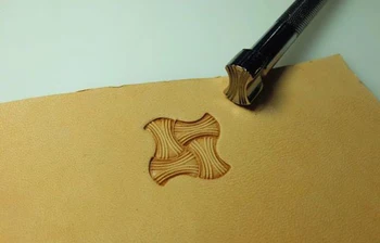 Advanced steel straw mat Rope pattern Hand-work unique design leather working tools carving punches stamp craft
Advanced steel straw mat Rope pattern Hand-work unique design leather working tools carving punches stamp craft
