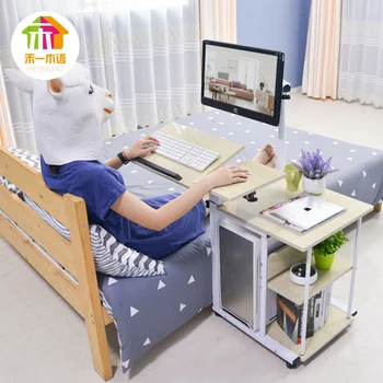 Yi yi Wood Hanging a simple bedside bed with a lazy small computer table bed computer table table table-style table home
Yi yi Wood Hanging a simple bedside bed with a lazy small computer table bed computer table table table-style table home