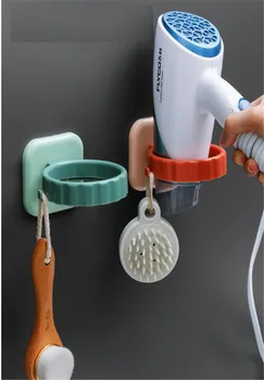 Hair Dryer Holder, No Drilling Wall Mounted Bathroom Hair Blow Dryer Hanging Rack with Small Hook & Clip
Hair Dryer Holder, No Drilling Wall Mounted Bathroom Hair Blow Dryer Hanging Rack with Small Hook & Clip