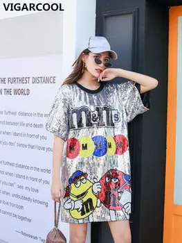 Tide brand sequin t-shirt loose large size short sleeve net red model shiny hip-hop style cartoon t-shirt female summer 2020
Tide brand sequin t-shirt loose large size short sleeve net red model shiny hip-hop style cartoon t-shirt female summer 2020