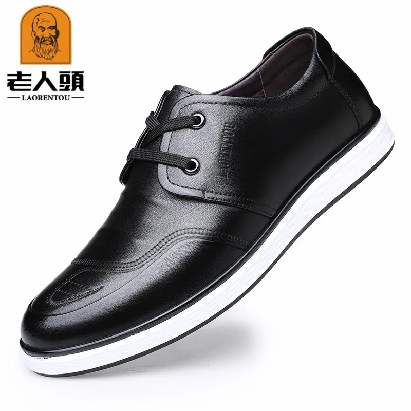 LOTORY MEN'S SHOES Spring New Style Business Casual Leather Shoes MEN'S SHOES Sub-Low Top Lace-up Shoes 166011
LOTORY MEN'S SHOES Spring New Style Business Casual Leather Shoes MEN'S SHOES Sub-Low Top Lace-up Shoes 166011