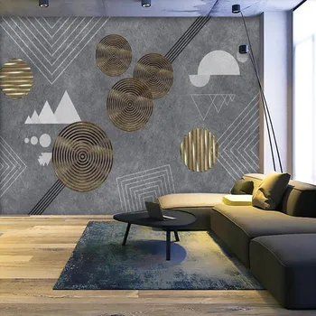 Milofi custom large wallpaper mural 3d golden circle geometry living room bedroom background wallpaper mural
Milofi custom large wallpaper mural 3d golden circle geometry living room bedroom background wallpaper mural