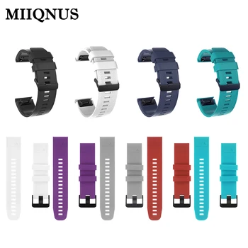 MIIQNUS Silicone 26mm 22mm 20mm Quick Release Watchband Wriststrap for Garmin Fenix5 5X 5S plus Smart Watch Wrist Band
MIIQNUS Silicone 26mm 22mm 20mm Quick Release Watchband Wriststrap for Garmin Fenix5 5X 5S plus Smart Watch Wrist Band