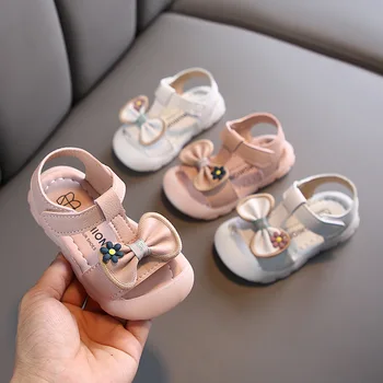 2020 Summer Baby Girls Sandals Bow-knot Princess Shoes Non-slip Soft Bottom Baby Toddler Shoes Children Kids Beach Sandals
2020 Summer Baby Girls Sandals Bow-knot Princess Shoes Non-slip Soft Bottom Baby Toddler Shoes Children Kids Beach Sandals