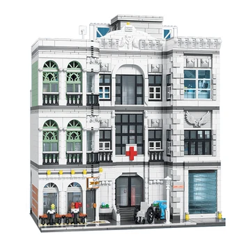 City Street View Series MOC Hospital Toy Square Creator Expert Modular Model Building Blocks Bricks Restaurants
City Street View Series MOC Hospital Toy Square Creator Expert Modular Model Building Blocks Bricks Restaurants