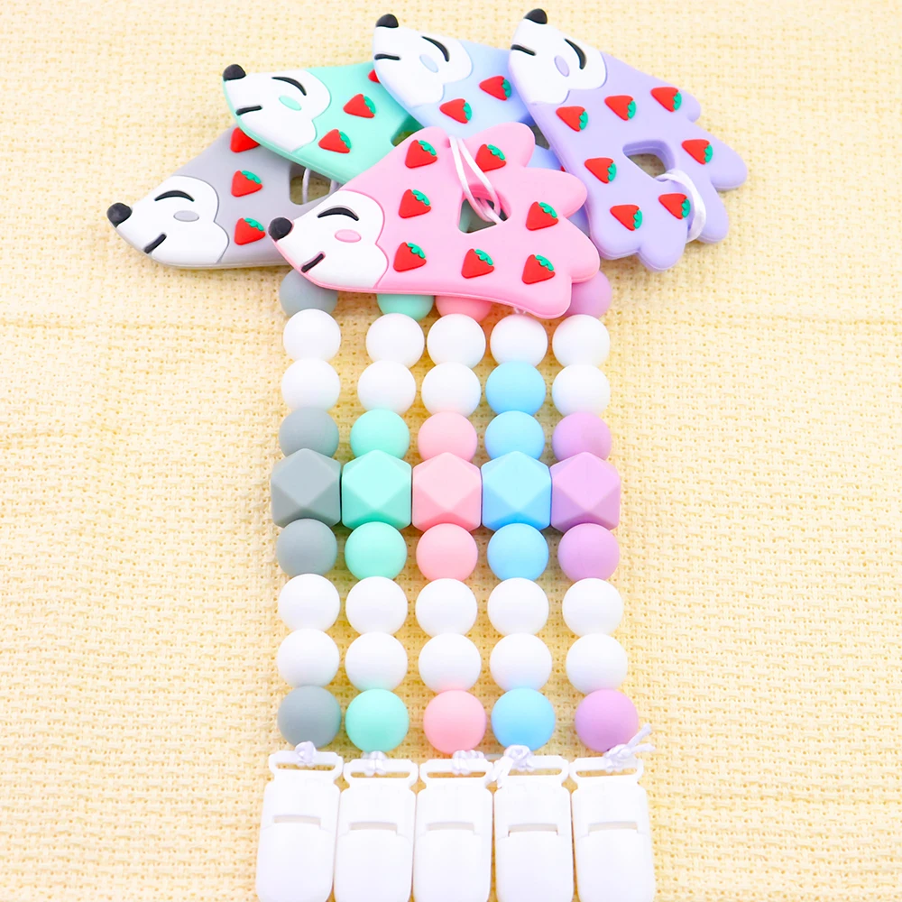 Hedgehog Teether Teething Chain Pacifier Clip More Colorful Silicone Beads For Baby Infant Relief Teeth Chewable Chewing Toys
Hedgehog Teether Teething Chain Pacifier Clip More Colorful Silicone Beads For Baby Infant Relief Teeth Chewable Chewing Toys