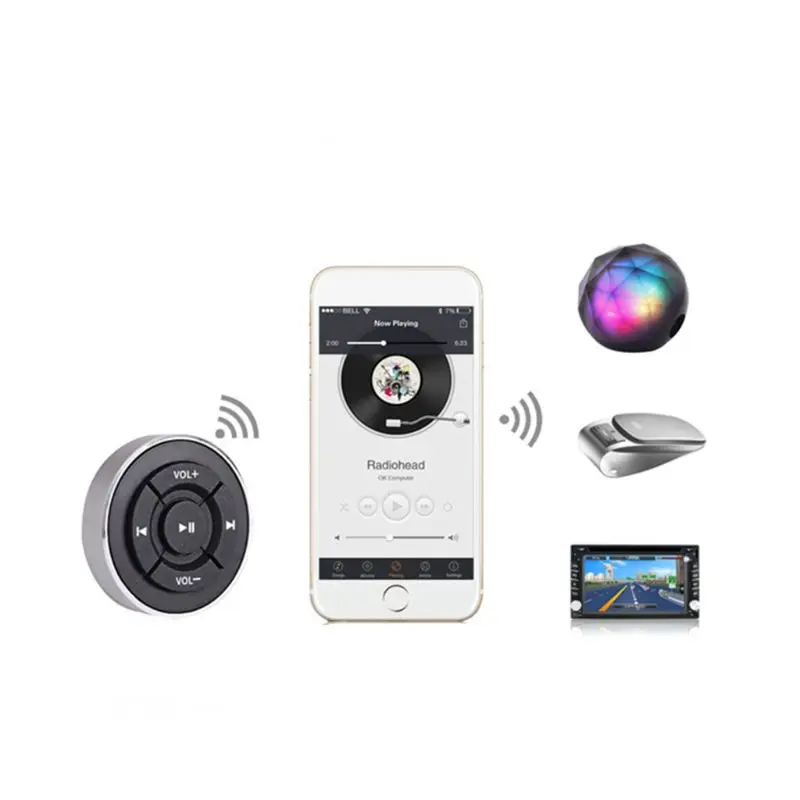 Wireless Bluetooth Media Steering Wheel Remote Control Mp3 Music Player Portable
Wireless Bluetooth Media Steering Wheel Remote Control Mp3 Music Player Portable