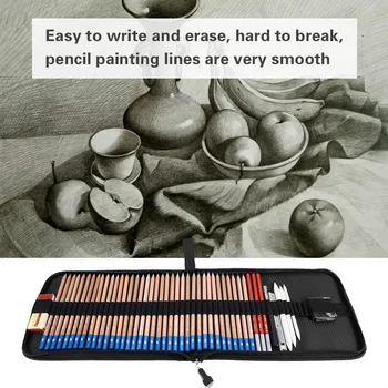 Scholine Sketch Pencils Eraser Charcoal Pencil Drawing Art Supply Set 
Scholine Sketch Pencils Eraser Charcoal Pencil Drawing Art Supply Set