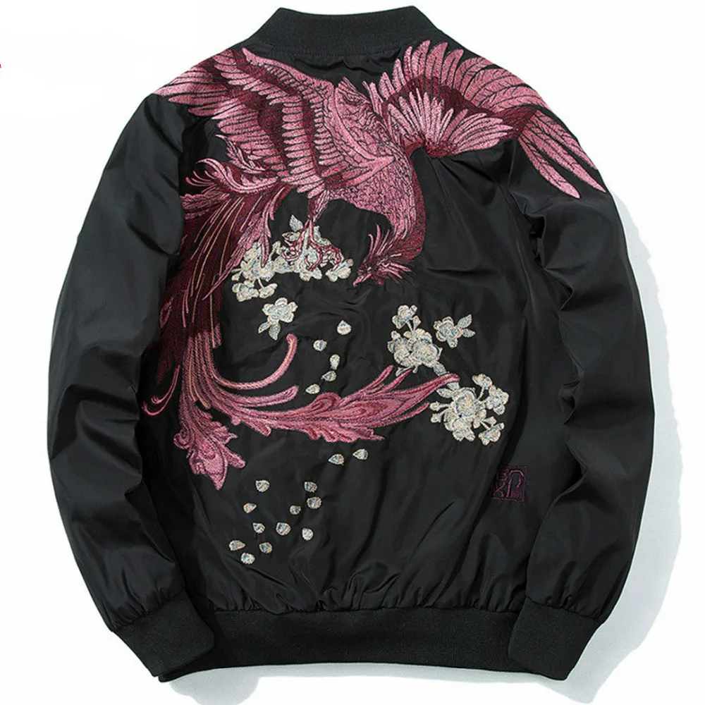 Nice Nice Hip Hop Bomber Jackets Spring High Street Phoenix Embroidery Jacket Coat Plus Size Casual Outwear XS-XXXL
Nice Nice Hip Hop Bomber Jackets Spring High Street Phoenix Embroidery Jacket Coat Plus Size Casual Outwear XS-XXXL