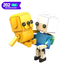 Moc Anime Adventured Action Figure Blocks Brickheadz Finn & Jake Block Head Classic DIY Toys Children's Construction Gifts
Moc Anime Adventured Action Figure Blocks Brickheadz Finn & Jake Block Head Classic DIY Toys Children's Construction Gifts
