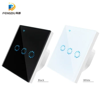 US Wifi Smart Touch Switch 1/2/3 Gang Wireless Remote Light Switch ewelink App Control Work with Alexa Google Home
US Wifi Smart Touch Switch 1/2/3 Gang Wireless Remote Light Switch ewelink App Control Work with Alexa Google Home