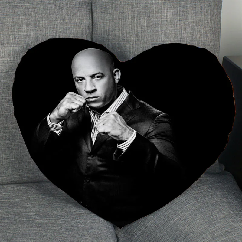 Vin Diesel Actor Pillow Cover Home Office Wedding Decorative Pillowcase Heart Shaped Zipper Pillow Cases Satin Fabric Best Gift
Vin Diesel Actor Pillow Cover Home Office Wedding Decorative Pillowcase Heart Shaped Zipper Pillow Cases Satin Fabric Best Gift