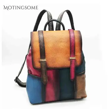 Retro Process Genuine Leather Backpack Fashion Women Real Cowhide Natural Leather Backpack Luxury Mochila for Ladies 2020 New
Retro Process Genuine Leather Backpack Fashion Women Real Cowhide Natural Leather Backpack Luxury Mochila for Ladies 2020 New