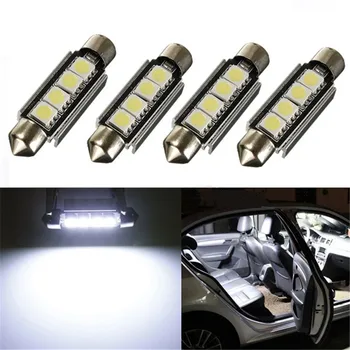 4pcs/lot 42mm 4SMD 3 SMD 5050 LED CANBUS NO Error Festoon Bulb Licence Plate Light Auto Housing Interior Dome Lamp 12V
4pcs/lot 42mm 4SMD 3 SMD 5050 LED CANBUS NO Error Festoon Bulb Licence Plate Light Auto Housing Interior Dome Lamp 12V
