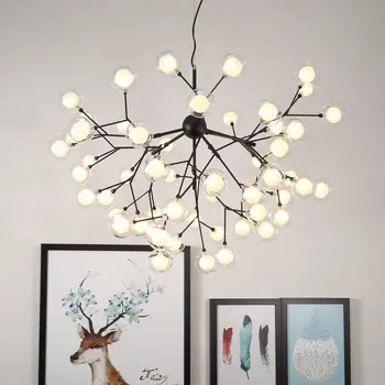 Nordic Glass Led Chandelier Lighting Black Metal Lamp Living Room Bedoom Kitchen Light Fixtures Modern Indoor Home Decor Lustre
Nordic Glass Led Chandelier Lighting Black Metal Lamp Living Room Bedoom Kitchen Light Fixtures Modern Indoor Home Decor Lustre