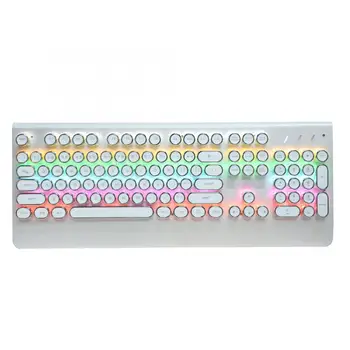 Machine keyboard HJK835-7 Silver Retro Wired Gaming Board for Blue Switch Punk Mechanical Keyboard for PUBG Laptop Game
Machine keyboard HJK835-7 Silver Retro Wired Gaming Board for Blue Switch Punk Mechanical Keyboard for PUBG Laptop Game