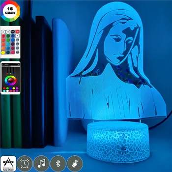 Bluetooth Speaker The Virgin Mary 7 Colors Led 3d Nightlight Home Party Decoration Children Study Event Prize Acrylic Table Lamp
Bluetooth Speaker The Virgin Mary 7 Colors Led 3d Nightlight Home Party Decoration Children Study Event Prize Acrylic Table Lamp