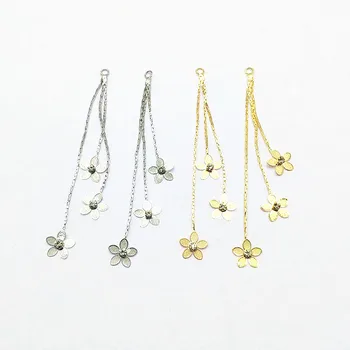 New arrival! 76x10mm 20pcs Plating Real gold chain/Flower Charm for Earrings DIY parts,Jewelry Earrings Findings & Component
New arrival! 76x10mm 20pcs Plating Real gold chain/Flower Charm for Earrings DIY parts,Jewelry Earrings Findings & Component