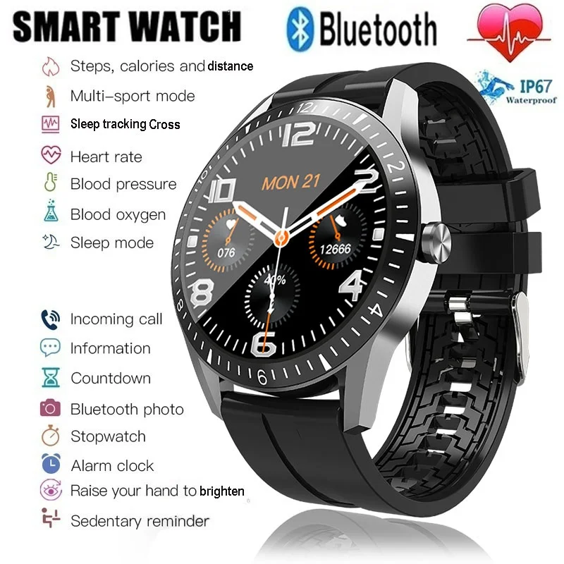 YCM Bluetooth Call Smart Watch Full Touch Screen Heart Rate Blood Pressure Monitor Sport Smart Bracelet for Android and IOS
YCM Bluetooth Call Smart Watch Full Touch Screen Heart Rate Blood Pressure Monitor Sport Smart Bracelet for Android and IOS