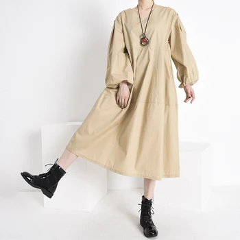 LANMREM V-necklantern Sleeves 2020 New Summer Fashion Women Dress Loose Large Size Shirt Dress Over Knee Long Dresses YJ922
LANMREM V-necklantern Sleeves 2020 New Summer Fashion Women Dress Loose Large Size Shirt Dress Over Knee Long Dresses YJ922