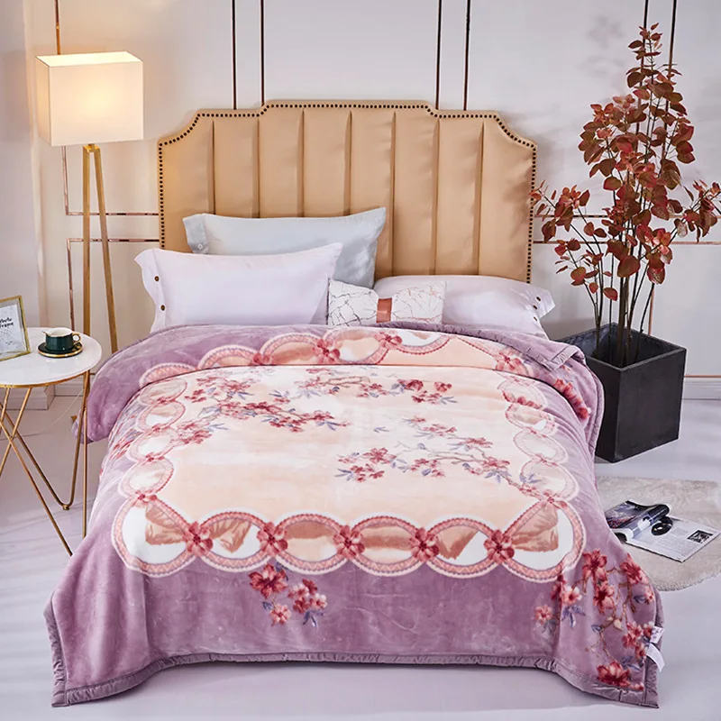 Autumn and Winter New Style Thickened and Warm Raschel Blanket Super Soft Double Layer Printing Cloud Blanket
Autumn and Winter New Style Thickened and Warm Raschel Blanket Super Soft Double Layer Printing Cloud Blanket