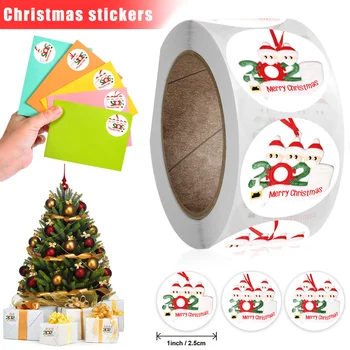 1/5 Roll Merry Christmas Stickers 2020 Christmas Round Labels Stickers for Cards Present Envelopes Hogard
1/5 Roll Merry Christmas Stickers 2020 Christmas Round Labels Stickers for Cards Present Envelopes Hogard