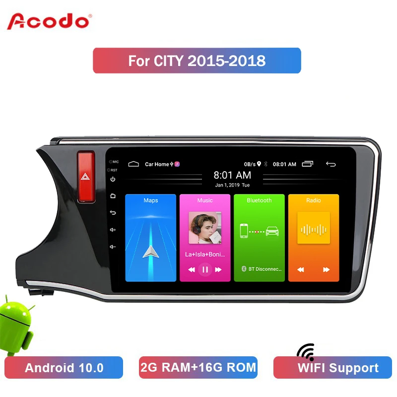 ACODO 2+16G Android 10.0 Car Radio Multimedia Player For Honda CITY 2015-2018 Navigation GPS 2 din
ACODO 2+16G Android 10.0 Car Radio Multimedia Player For Honda CITY 2015-2018 Navigation GPS 2 din