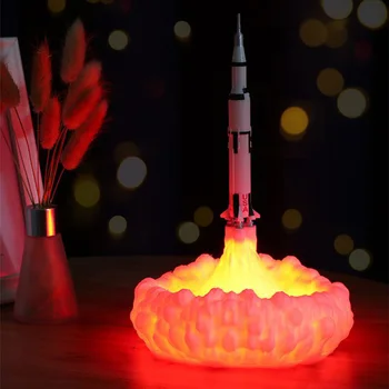 New 3D Print Space Shuttle Lamp Home Night Light Rechargeable luminary Rocket Lamp childrens Gift for bedroom decor lamparas
New 3D Print Space Shuttle Lamp Home Night Light Rechargeable luminary Rocket Lamp childrens Gift for bedroom decor lamparas