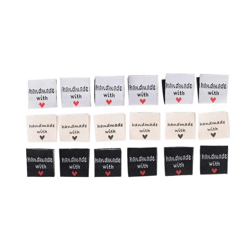 50pcs DIY Flag Labels Handmade With Love Clothing Labels Embossed Tags For Garment Sewing Accessories
50pcs DIY Flag Labels Handmade With Love Clothing Labels Embossed Tags For Garment Sewing Accessories