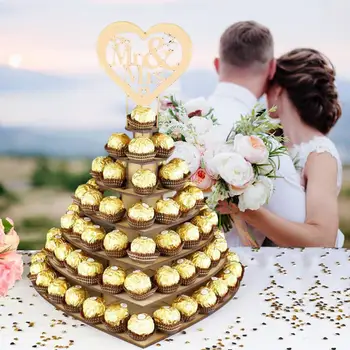 Chocolate Display Stand Wooden Plywood Cookies Personalised Wood Color Economic Party Centrepiece Snack Display Environmental
Chocolate Display Stand Wooden Plywood Cookies Personalised Wood Color Economic Party Centrepiece Snack Display Environmental
