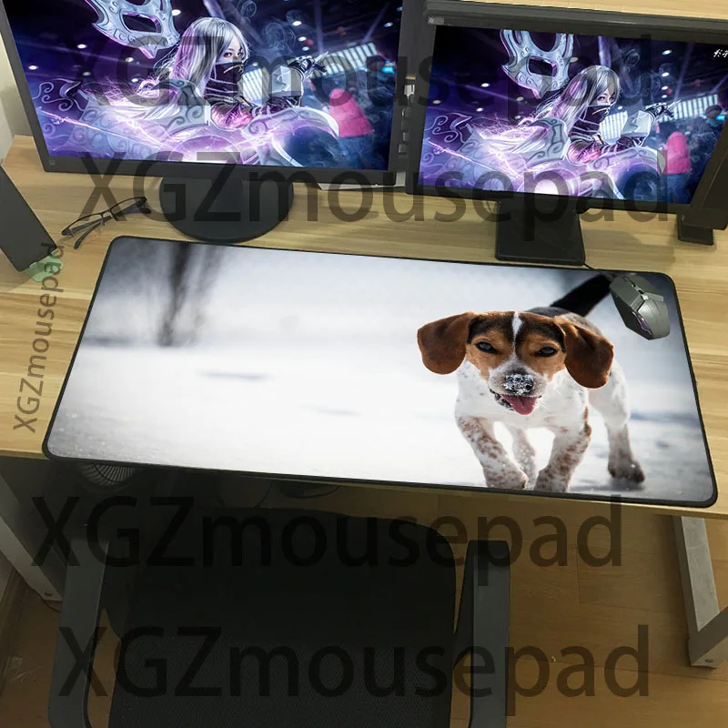 XGZ Large size animal mouse pad beautiful puppy pattern computer desk pad PC notebook esports rubber non-slip keyboard pad
XGZ Large size animal mouse pad beautiful puppy pattern computer desk pad PC notebook esports rubber non-slip keyboard pad